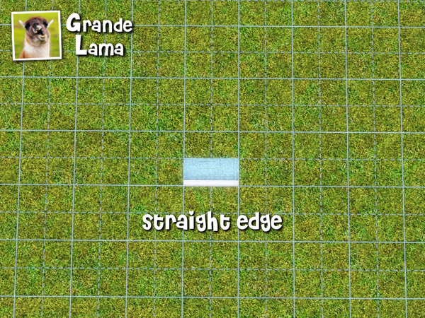 Sims 3 — Poolside - straight edge by GrandeLama — Part of the GrandeLama Poolside set.