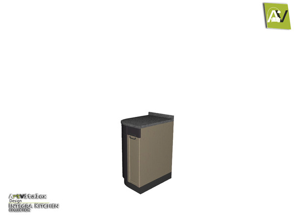 Sims 3 — Integra Counter Left by ArtVitalex — - Integra Counter Left - ArtVitalex@TSR, May 2017