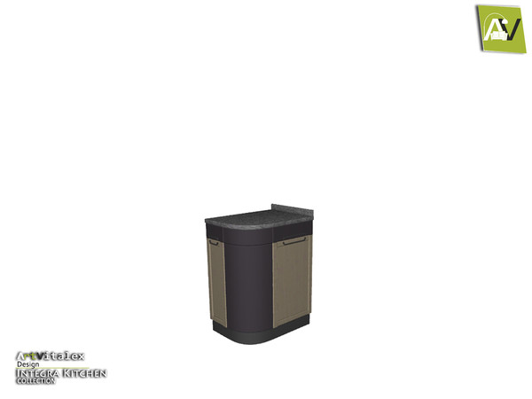 Sims 3 — Integra Counter Right by ArtVitalex — - Integra Counter Right - ArtVitalex@TSR, May 2017