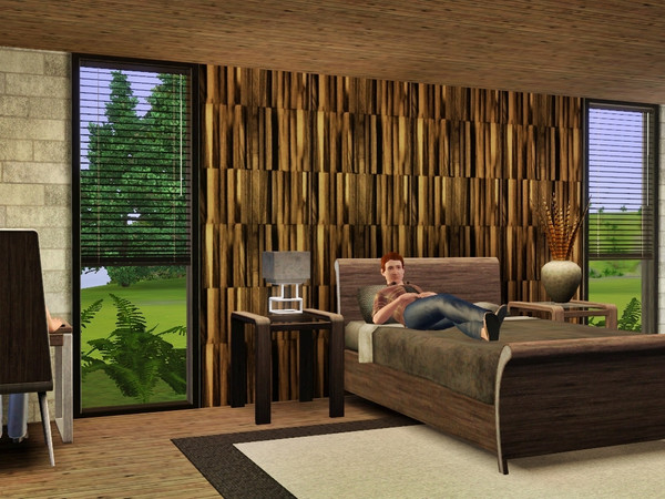 Sims 3 — Wooden Decowall 1 vertical by Prickly_Hedgehog — Wooden pattern for decorative walls. Vertical