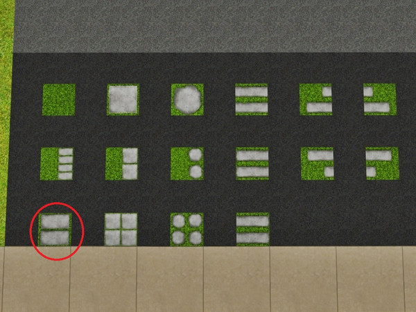 Sims 3 — Grass Two Rectangles by Prickly_Hedgehog — Luscious grass with two rectangular tiles