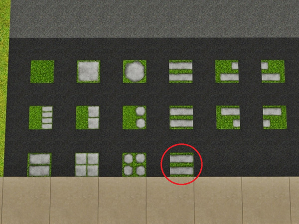 Sims 3 — Grass Long Right by Prickly_Hedgehog — Luscious grass with two long tiles that end on the right