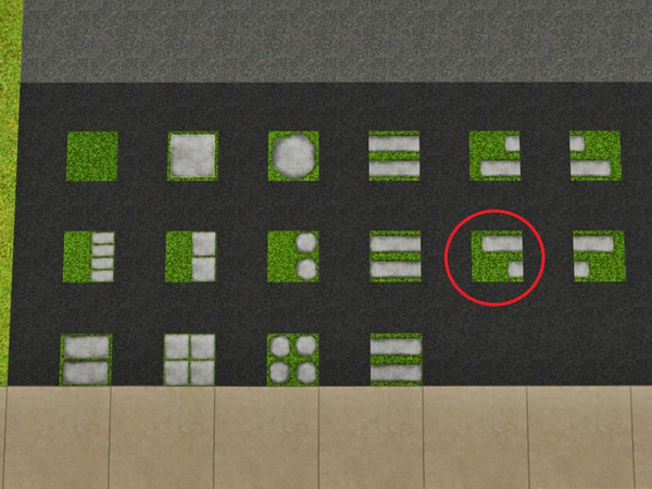 Sims 3 — Grass Imbricated Left by Prickly_Hedgehog — Luscious grass with two overlapping tiles ending on the left
