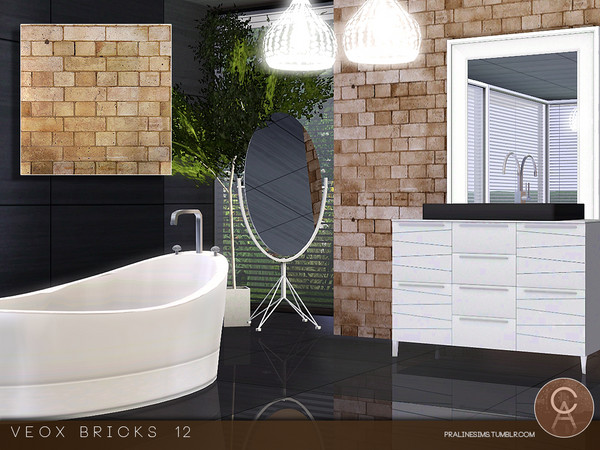 Sims 3 — VEOX Bricks 12 by Pralinesims — By Pralinesims