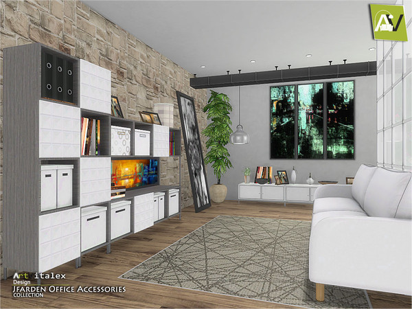 Sims 4 — Jfarden Office Accessories by ArtVitalex — - Jfarden Office Accessories - ArtVitalex@TSR, Jun 2017 - All objects