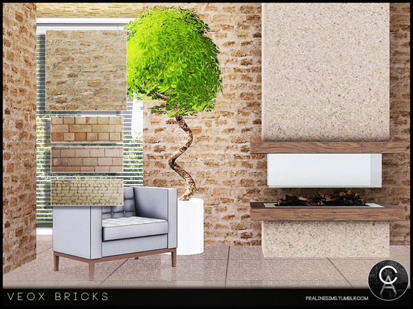 Sims 3 — VEOX Bricks by Pralinesims — By Pralinesims