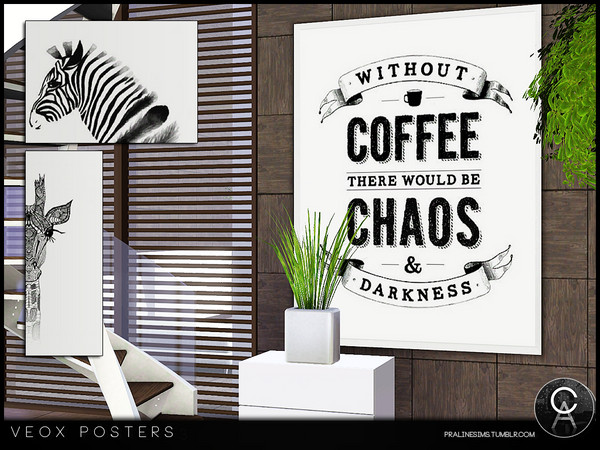 Sims 3 — VEOX Posters by Pralinesims — By Pralinesims