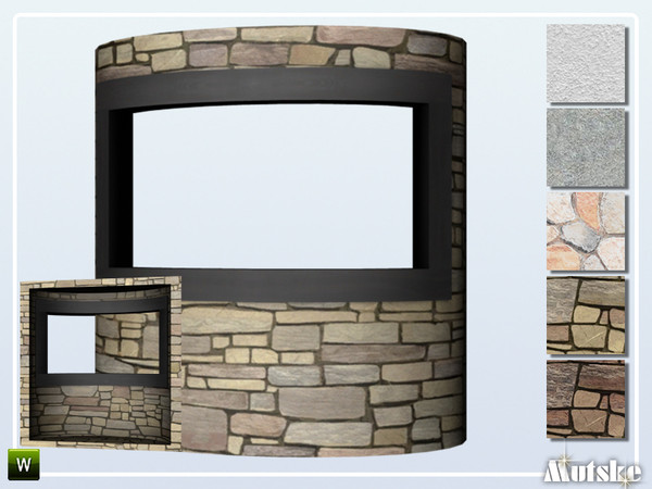 Sims 4 — Hampton Window Counter 3x1 by Mutske — Part of the Hampton Constructionset. Made by Mutske@TSR. TSRAA. 
