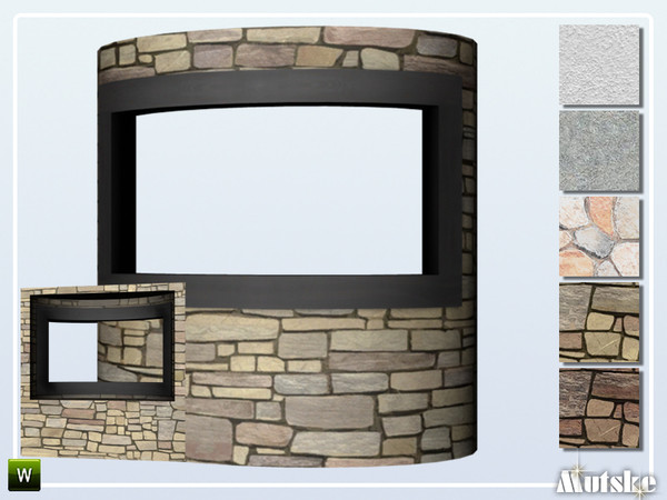 Sims 4 — Hampton Window CounterTop 3x1 by Mutske — Part of the Hampton Constructionset. Made by Mutske@TSR. TSRAA. 