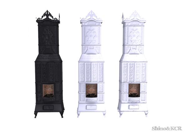 Sims 4 — Shabby Chic Dining - Fireplace by ShinoKCR — A Sample of Shabby Chic Furniture for your Simmies!