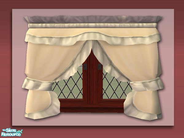Sims 2 — Window Dressing - Double Mesh by Shakeshaft — Part of the set adapted from the Seasons New Window Dressing