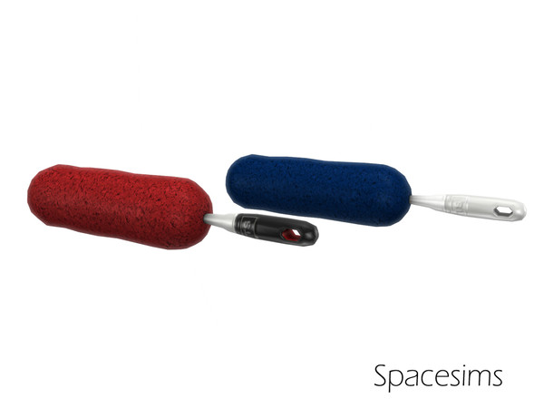 Sims 4 — Cleaning essentials - Hand duster by spacesims — Keep your walls and surfaces dust-free with this hand duster.