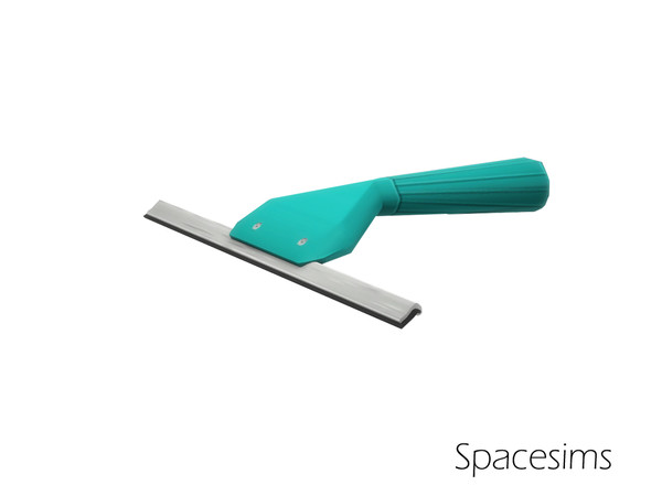 Sims 4 — Cleaning essentials - Squeegee by spacesims — This squeegee is perfect for cleaning large windows. Its rubber