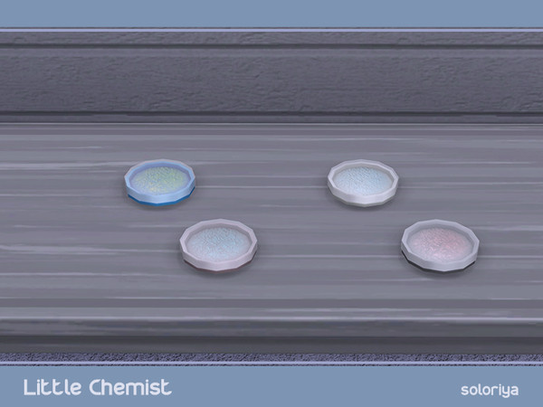Sims 4 — Little Chemist Petri Dish by soloriya — Petri dish with bacteria under glass cap. Part of Little Chemist set. 4