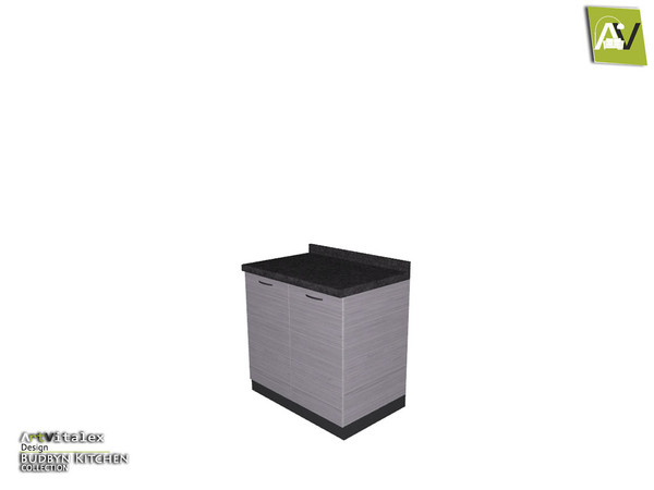 Sims 4 — Budbyn Counter II by ArtVitalex — - Budbyn Counter II - ArtVitalex@TSR, Aug 2017