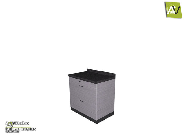 Sims 3 — Budbyn Counter I by ArtVitalex — - Budbyn Counter I - ArtVitalex@TSR, Feb 2016