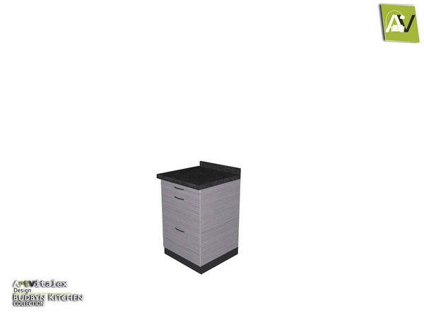 Sims 3 — Budbyn Counter Left by ArtVitalex — - Budbyn Counter Left - ArtVitalex@TSR, Feb 2016
