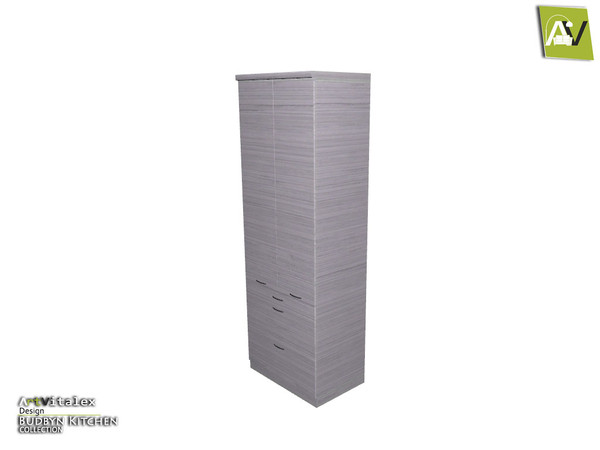 Sims 3 — Budbyn Cabinet Wall Height by ArtVitalex — - Budbyn Cabinet Wall Height - ArtVitalex@TSR, Feb 2016