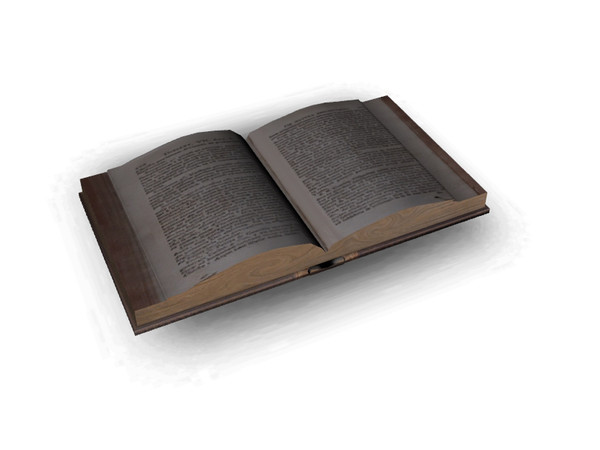 Sims 4 — Neutral Study OpenBook by Angela — Neutral Study OpenBook