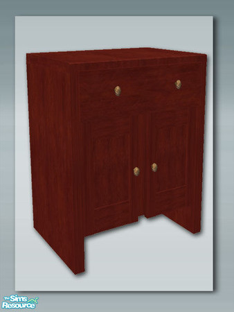 Sims 2 — Rustic Kitchen - Counter 02 by Shakeshaft — Part of a Rustic style kitchen set with 13 new meshes and 6