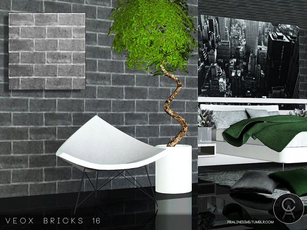 Sims 3 — VEOX Bricks 16 by Pralinesims — By Pralinesims