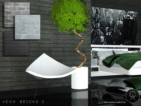Sims 3 — VEOX Bricks 2 by Pralinesims — By Pralinesims