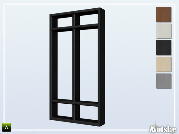 Sims 4 — Urban Window Counter 2 Single 2x1 by Mutske — This window is part of the Urban Constructionset. Made by