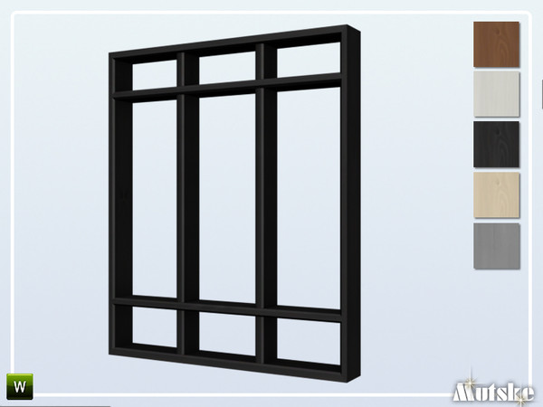 Sims 4 — Urban Window Counter 3 2x1 by Mutske — This window is part of the Urban Constructionset. Made by Mutske@TSR. 