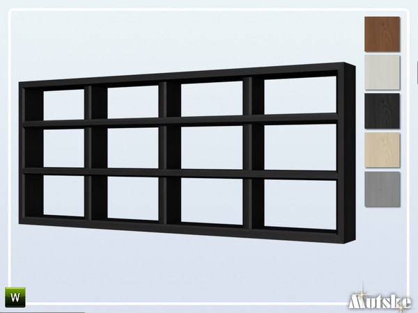 Sims 4 — Urban Window Privat 4 2x1 by Mutske — This window is part of the Urban Constructionset. Made by Mutske@TSR. 