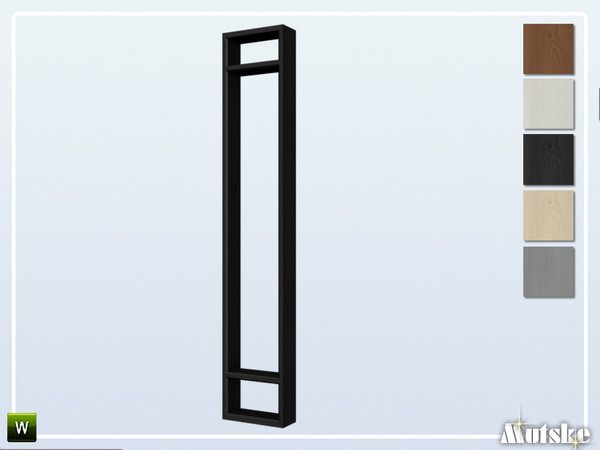 Sims 4 — Urban Window Tall 1 1x1 by Mutske — This window is part of the Urban Constructionset. Made by Mutske@TSR. 