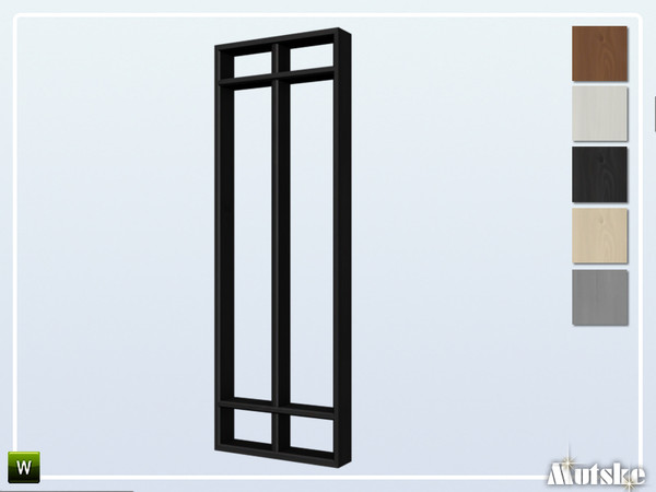 Sims 4 — Urban Window Tall 2 1x1 by Mutske — This window is part of the Urban Constructionset. Made by Mutske@TSR. 