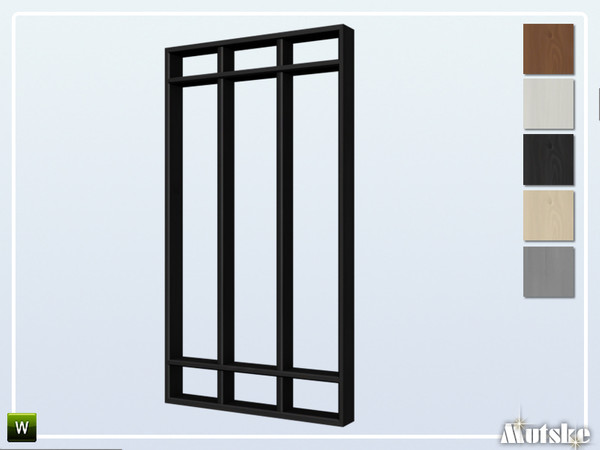 Sims 4 — Urban Window Tall 3 2x1 by Mutske — This window is part of the Urban Constructionset. Made by Mutske@TSR. 