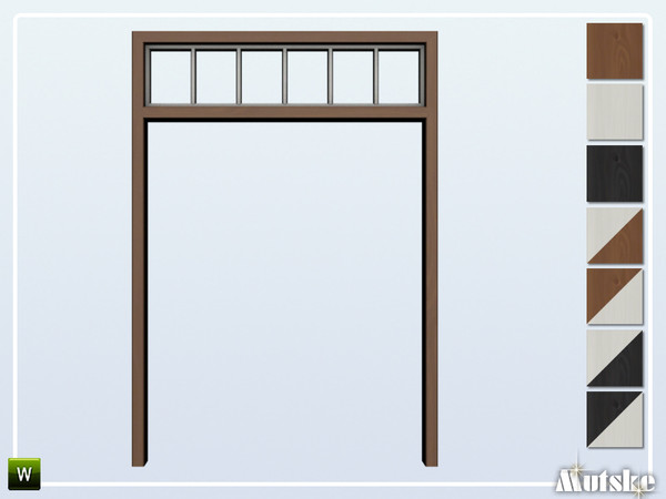 Sims 4 — Bari Arch Single 3x1 by Mutske — This Arch is part of the Bari Constructionset. Made by Mutske@TSR. 
