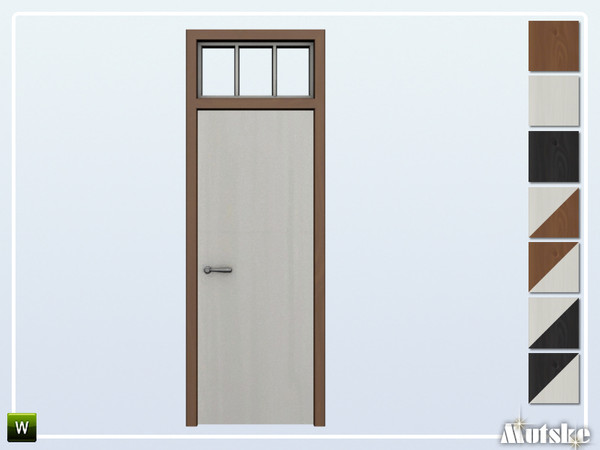 Sims 4 — Bari Door Privat Single 2x1 by Mutske — This Door is part of the Bari Constructionset. Made by Mutske@TSR. 