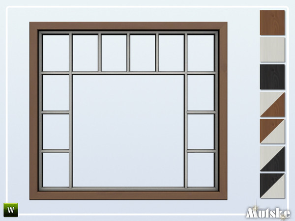 Sims 4 — Bari Window Counter S3x1 by Mutske — This window is part of the Bari Constructionset. Made by Mutske@TSR. 