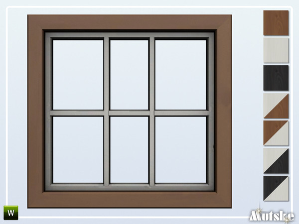 Sims 4 — Bari Window Dormer S2x1 by Mutske — This window is part of the Bari Constructionset. Made by Mutske@TSR. 