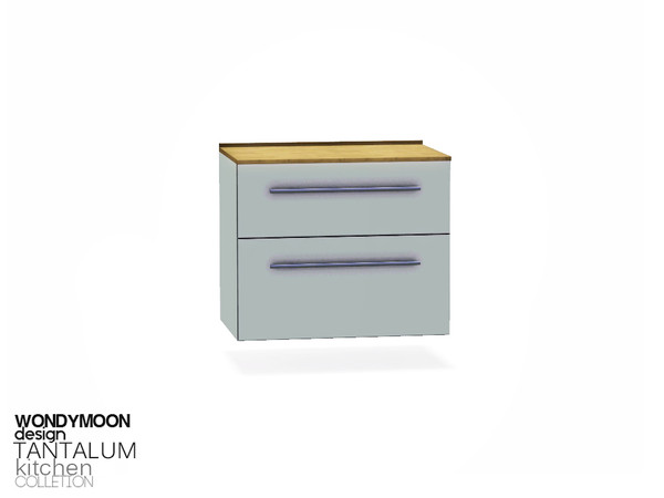Sims 3 — Tantalum Counter I by wondymoon — - Tantalum Kitchen - Counter I - Wondymoon|TSR - Creations'2017