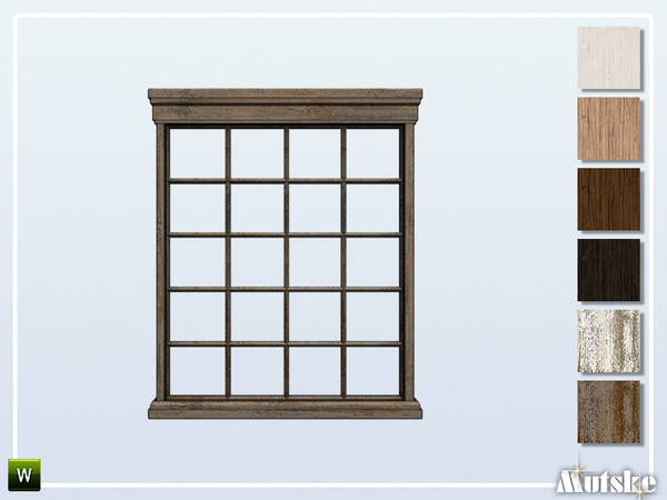 Sims 4 — Upton Window Middle 2x1 by Mutske — This window is part of the Upton Constructionset. Made by Mutske@TSR. 
