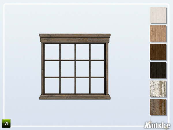 Sims 4 — Upton Window Counter 2x1 by Mutske — This window is part of the Upton Constructionset. Made by Mutske@TSR. 