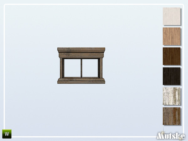 Sims 4 — Upton Window Privat 1x1 by Mutske — This window is part of the Upton Constructionset. Made by Mutske@TSR. 