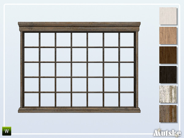 Sims 4 — Upton Window Middle 3x1 by Mutske — This window is part of the Upton Constructionset. Made by Mutske@TSR. 