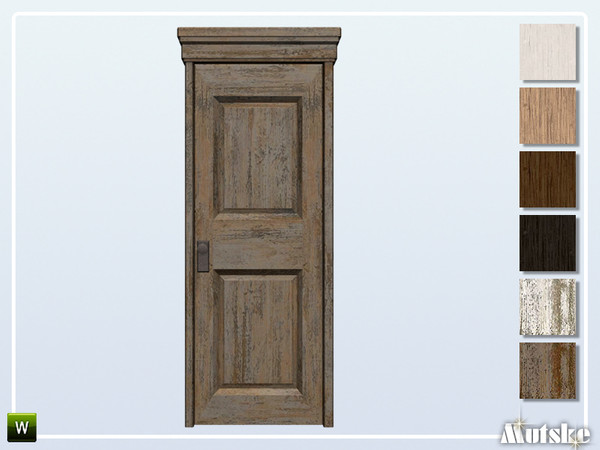Sims 4 — Upton Door Privat Single 2x1 by Mutske — This door is part of the Upton Constructionset. Made by Mutske@TSR. 
