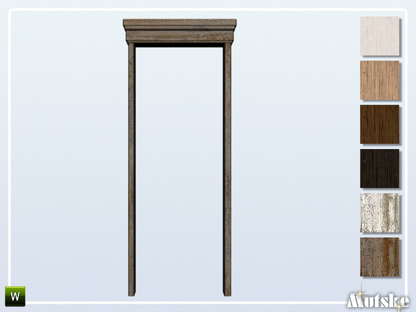 Sims 4 — Upton Arch Single 2x1 by Mutske — This arch is part of the Upton Constructionset. Made by Mutske@TSR. 
