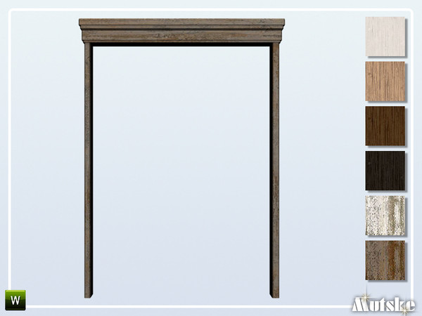 Sims 4 — Upton Arch 2x1 by Mutske — This arch is part of the Upton Constructionset. Made by Mutske@TSR. 