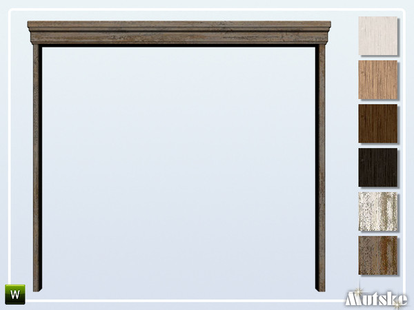 Sims 4 — Upton Arch 3x1 by Mutske — This arch is part of the Upton Constructionset. Made by Mutske@TSR. 