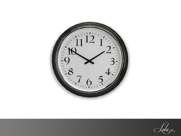 Sims 4 — Axcess Office Wall Clock  by Lulu265 — Part of the Axcess Office Set 