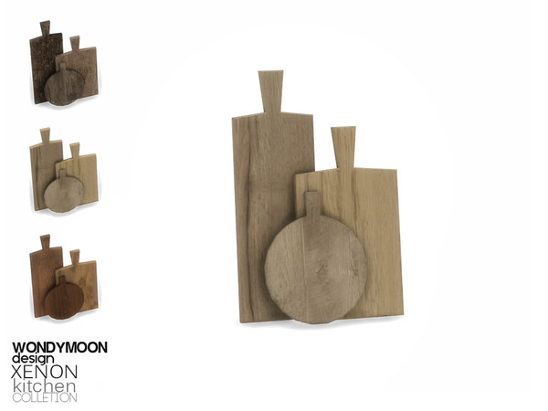 Sims 4 — Xenon Chopping Boards by wondymoon — - Xenon Kitchen - Chopping Boards - Wondymoon|TSR - Creations'2017