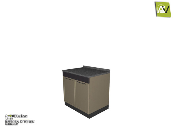 Sims 4 — Integra Counter III by ArtVitalex — - Integra Counter III - ArtVitalex@TSR, Jan 2018