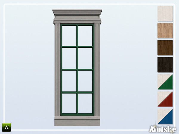 Sims 4 — Caesar Window Tall 1x1 by Mutske — This window is part of the Caesar Constructionset. Made by Mutske@TSR. 