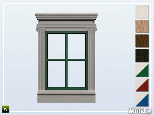 Sims 4 — Caesar Window Counter 1x1 by Mutske — This window is part of the Caesar Constructionset. Made by Mutske@TSR. 